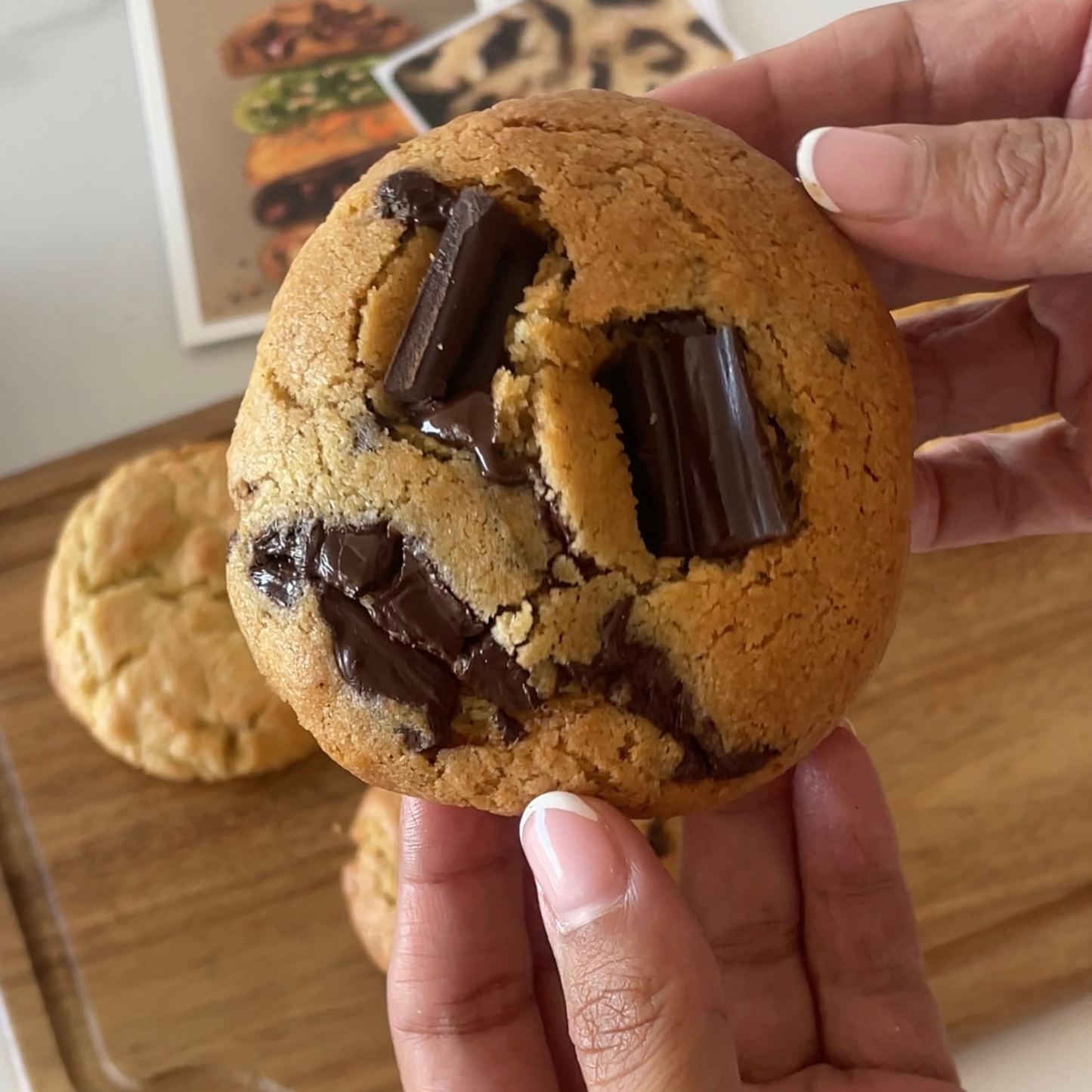 Delivery UK Chai Spice Dark Chocolate Cookie
