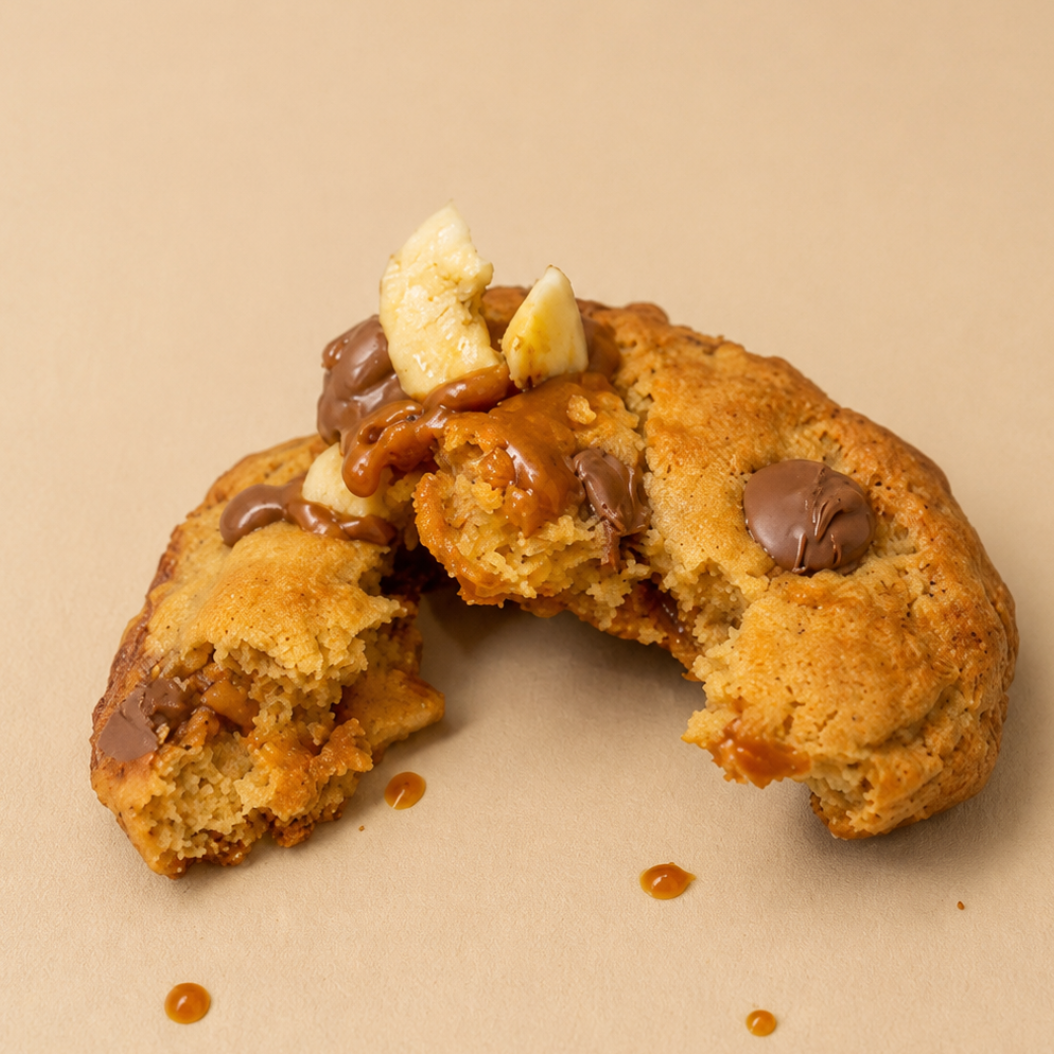 Banana Caramel Cookies Indulgence