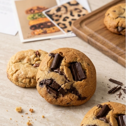 Chai Spice Dark Chocolate Chunks Cookies